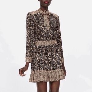 Elegant Leopard Print Dress